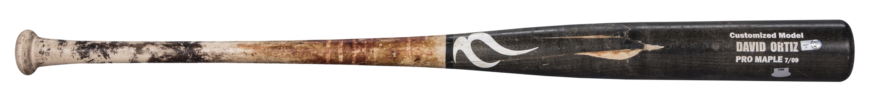 2009 David Ortiz Game Used Nokoma Custom Model Photo Matched Bat Used To Hit Home Run Vs. Yankees (MLB Authenticated)